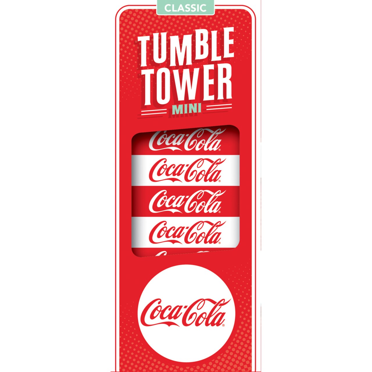 Masterpieces   Games - Coca-Cola Travel Sized Tumble Tower